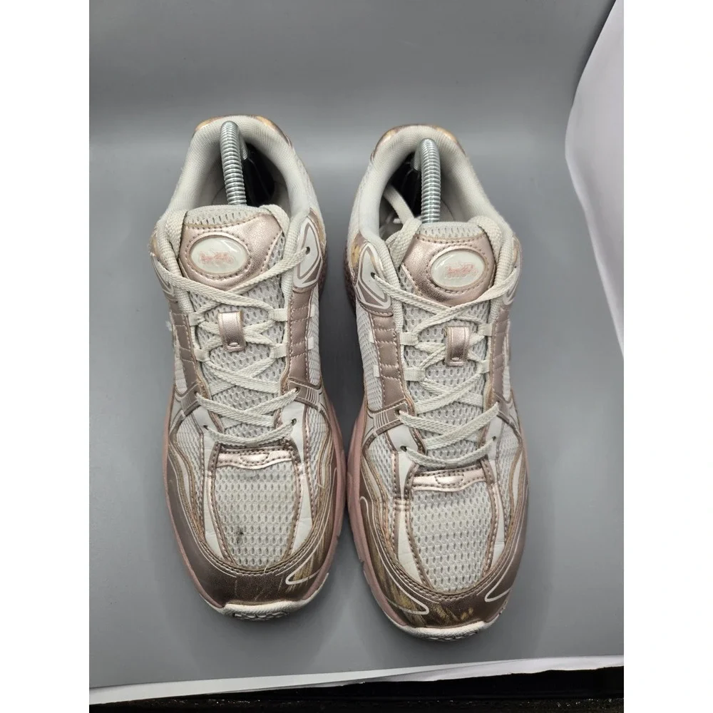 COACH C301 Runner Sneakers - Rose Gold Metallic/Grey Women‎ Size 10